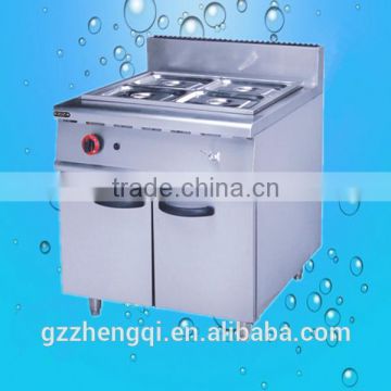 Hot Sale Freestanding Gas Bain Marie With Cabinet(ZQW-859)