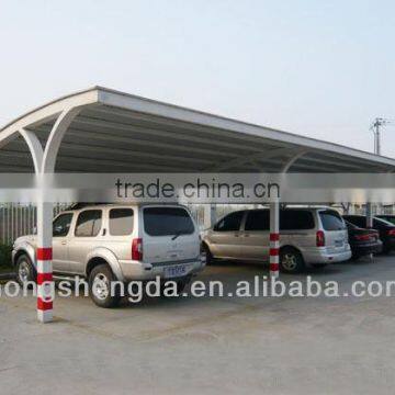 Waterproof steel structure carport / garage / car shelter manufacturer