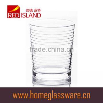 370ml clear glass cup for drinking