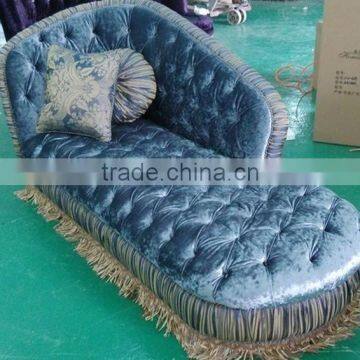 BISINI Classic Lounge Chair, European Style Comfortable Sofa Chair, Solid Wood With Fabric Chaise Lounge (BF01-X1188) photo-6