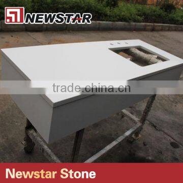 Newstar Chinese Stone White Quartz Countertops Discount photo-2