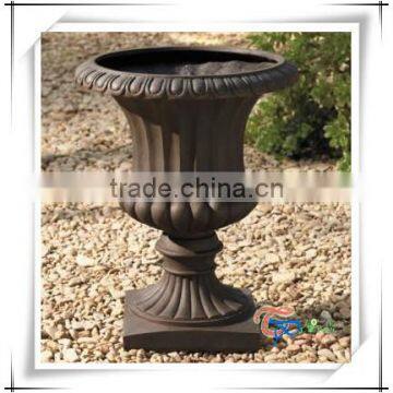 Hot Sale Different Types Fiberglass Roman Style Flower Pot
