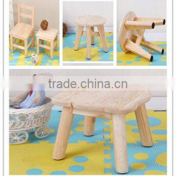 Children favorite mini four legs christmas use wood leisure chair hot wholesale