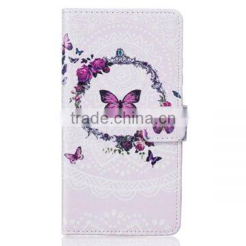 Universal Embossed PU Flip Stand Wallet Leather Mobile Phone Back Cover For iPhone 6 6S