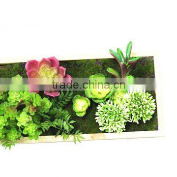 Home garden decorative Artificial Green Plant Wall Hanging photo socket Frames ZWQK06 102