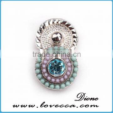 Wholesale Snap Button Pendant Jewelry,Crystal Jewelry Accessory,Trendy Snap Button Jewelry photo-4