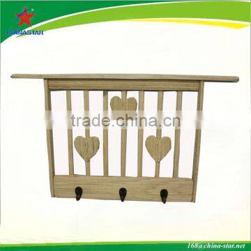 wooden display hook for wall decoration