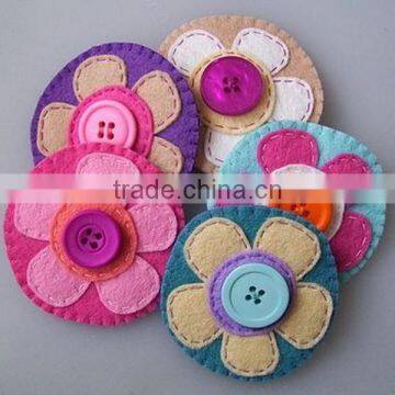 alibaba china 2017 hot sale best selling new products promotional high quality custom fabric felt flower making