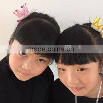 New Premium 3D Assorted Princess Cinderella Inspired New Design Polyester Barrette Felt Hair Clip With Sequin Rhinestone photo-4