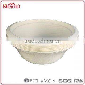 Wholesale eco friendly exported products cheap price white round disposable paper bowl