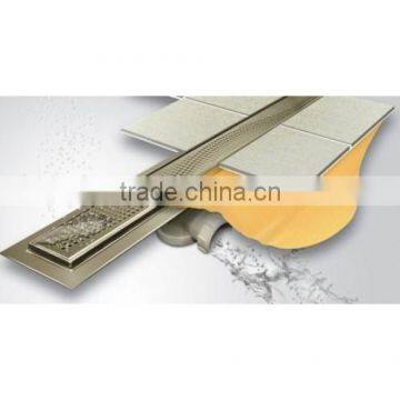 High Quality 304 316 Tile Insert Linear Shower Drains Bathroom Floor Drains photo-2
