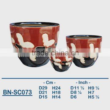 Vietnamese Ceramic Indoor Pot/ Indoor Planter BN-SC073
