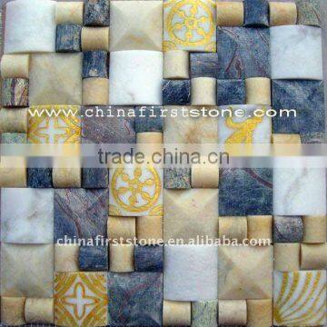 Mixed Marble Mosaic FSMT-155