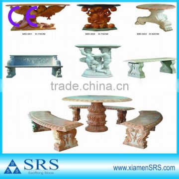 Landscape garden table bases for granite tops