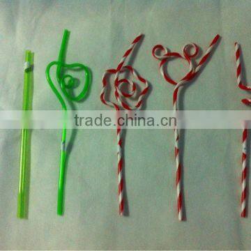 Party Decoration Flexible Plastic Straws