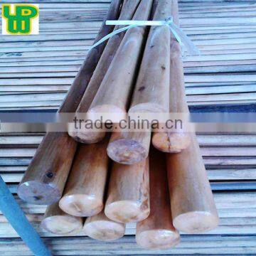 High quality varnished wooden hoe handle for garden hand tools