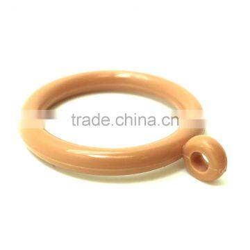 Rod Pole Plastic Curtain Ring Light Brown, ID34mm/OD46mm & ID26mm/OD33mm photo-3