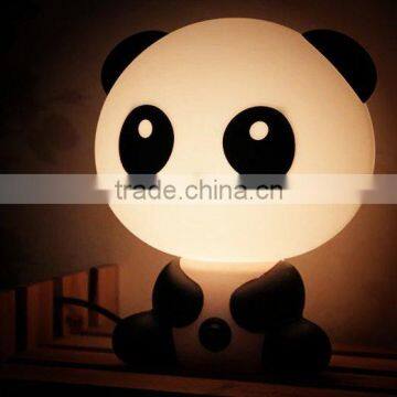 Night Lights, LED Night Light Silicone Soft Lovely Panda Lighting Sleep-conducive Table Lamp Fits For Kids Children Baby Bedroom photo-2