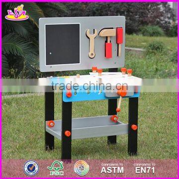 Новый набор игрушек для детской имитационной игры - деревянный детский инструментальный столик W03D083 photo-6