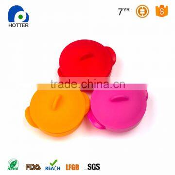 Customized Colorful FDA Food Grade Silicone Bowl With Lid photo-2