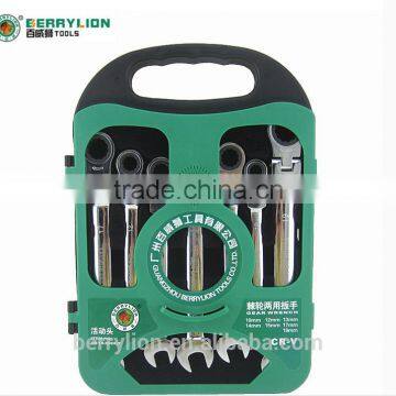 Berrylion Hot Sell Wrench Set 7pcs Ratchet Wrench Set CR-V Steel Ratchet Wrench Set photo-2