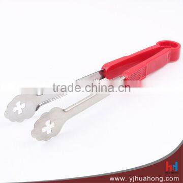 Plastic Handle Heat-resistant Stainless Steel Food Serving Tongs,kitchen Tongs HT-SS23 photo-3