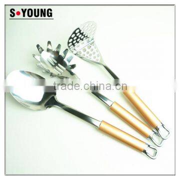33060 Stainless Steel Kitchen Cooking Utensils With Cover Handle