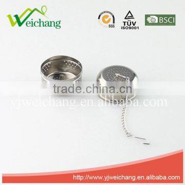 WCZ118 Good Quality Hot Sale 304 Material Mesh Tea Ball Tea Infuser Tea Strainer Long Chain photo-3