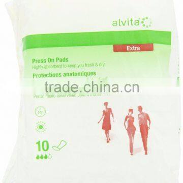 Alvita Incontinence Extra Pads - Pack of 10