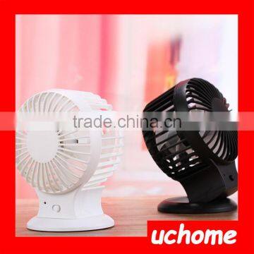 UCHOME Mini Rechargeable Electric Mini Micro Usb Air Cooling Usb Fan With Battery, Mini Cute Fan