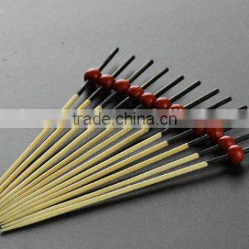 Cocktail /appetizer Bamboo Beaded Picks Swizzle Stick NBT002 photo-2