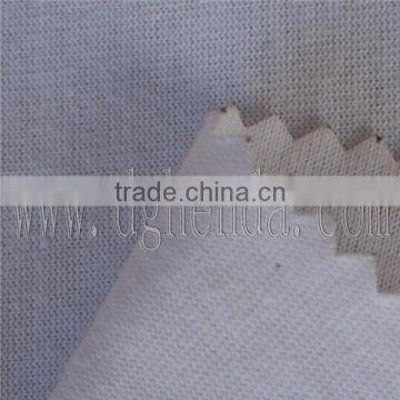 White 100g Single-side Knitting Fabric With Hot Melt Dot Glue for Shoes Lining photo-3