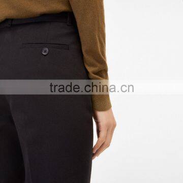 Ladies Wool Pants Winter Working High-waisted Trousers for Women photo-4