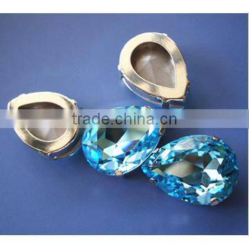 Dongzhou Metal Claw Sew Buttons,sew on Strass for Wedding Dress photo-5