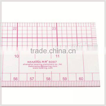 Kearing Brand 1.2mm Thick Sandwich Printing PVC Flexible 24" Garment Ruler for Fashion Design Pattern Making #8097 photo-3