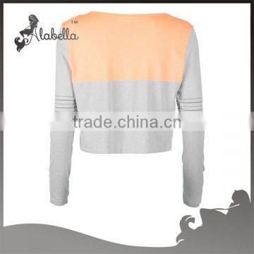 Color Combination & Dry Fit Long T-shirt Wholesale China photo-2