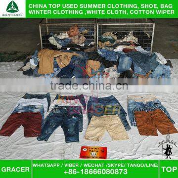 Second Hand Cotton Balloon Half Pants for Men Used Clothes France Style photo-2