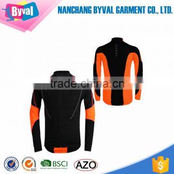 Wholesale Cycling Club Jacket For Bikers Long Sleeve Sportwear With Zipper Outdoor Cycling Wear photo-3