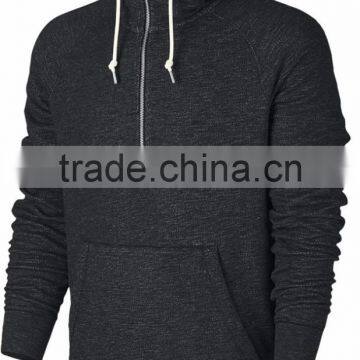 peformance tech dry fit moisture wicking Half zip men's training sports hoodie custom wholesale