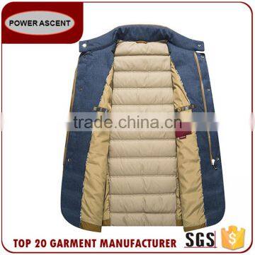 Factory Supplier Directly Soft Touch Stand Collar Leisure& Business Winter Men Padding Jacket photo-2