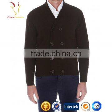 Luxury Mens Cashmere Sweater Cardigans With Buttons photo-4