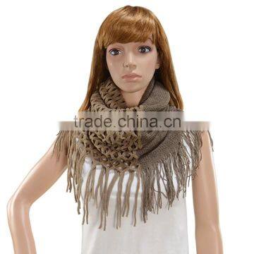 Winter Warm Knitting Wholesale Women's Knit Hat and Scarf Sets 18596 photo-2