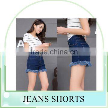 new style summer high waist tassels ladies fashion hot shorts hot jeans shorts