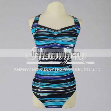 Sunnytex Swimwear & Beachwear OEM Wholesale High Waist Fashion Bikini Swimwear