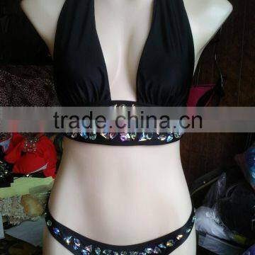 M882 Runwaylover2016 Ladies Latest Diamond Split Bikini Swimwear photo-6