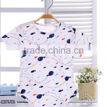 Wholesale Summer Striped Girls Baby Rompers Cotton Clothing photo-3