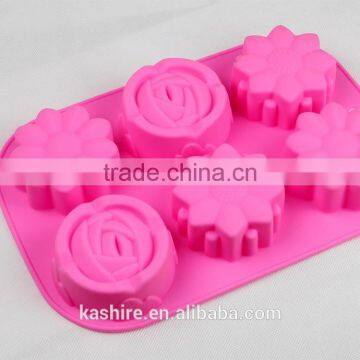 Wholesale Different Roses Shape Silicone Chocolate Mould,soap Mold,diy Cake Mould photo-2