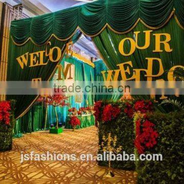 Wedding Backdrop Sparkly Photo Booth Backdrop Gold Sequin Fabric Gold Wedding Curtain With Detachable Swag photo-4