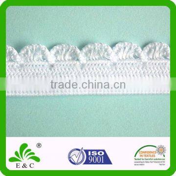 Underwear Lingerie Picot Frill Piping Ruffle Scallop Facing Trimming Elastic Lace Trim photo-3