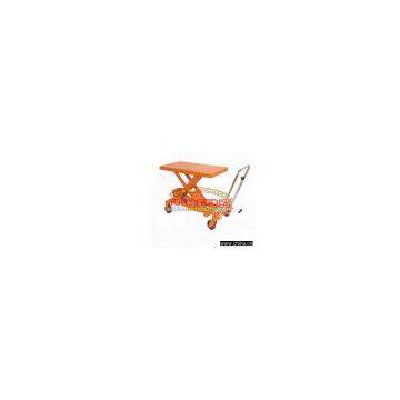 Hand-hydraulic table truck